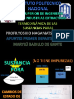 Termodinamica de Las Sustancias Puras