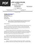 City of Irving Demand Letter