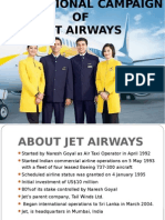 Promotional Campaign of JET AIRWAYS