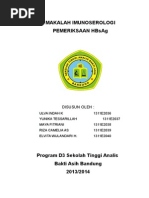 Download makalah HBsAg by Yunika tessarillah SN290867182 doc pdf