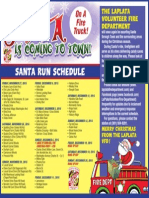 2015 Santa Run Schedule