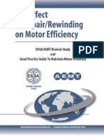 The Effect of Repair - Rewinding On Motor Efficiency - EASA - AEMT