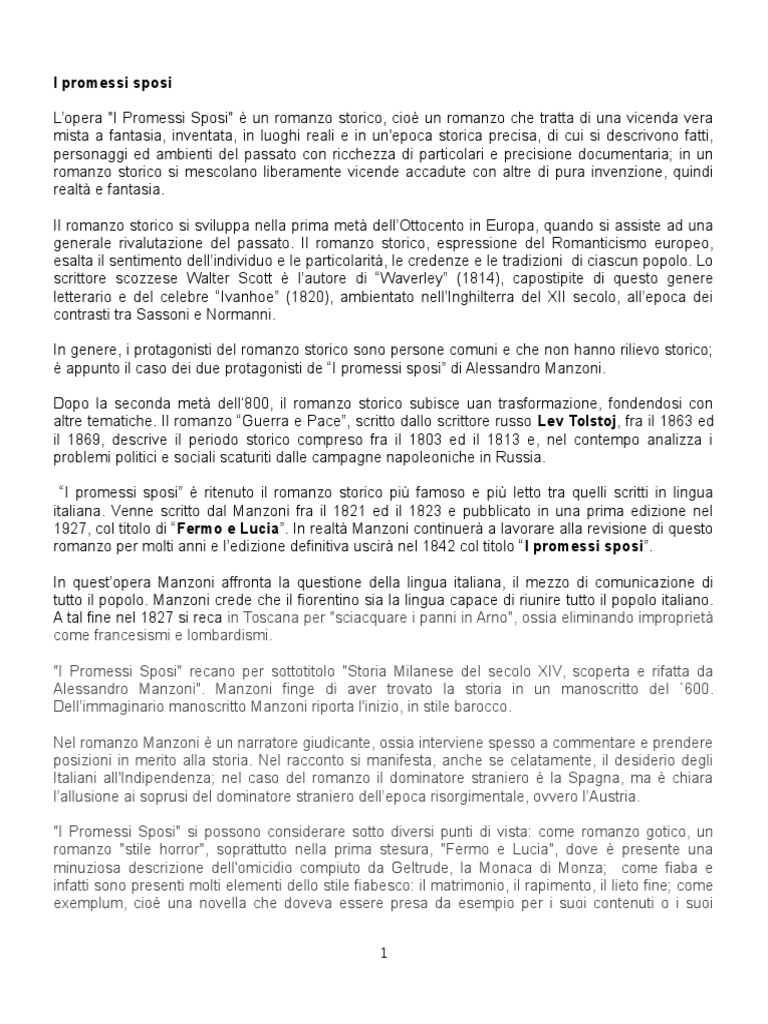 I Promessi Sposi Pdf Da Stampare
