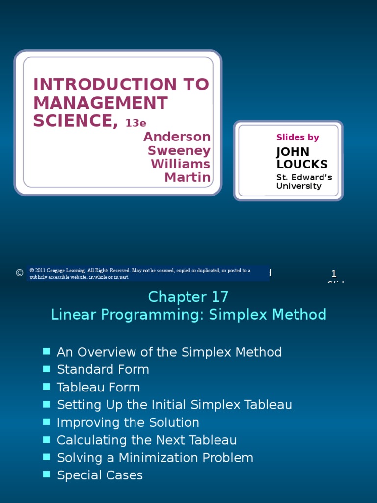 Linear Programming Method For Engineering Management | PDF ...