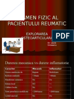 examen fizic pac reumatic