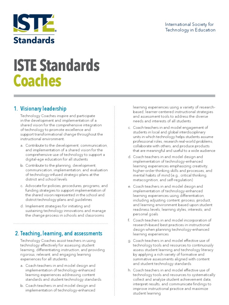 Nets-C Standards | PDF | Educational Assessment | Collaboration