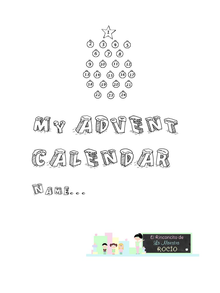 Advent Calendar Resolutions Tracker | PDF | Self-Improvement