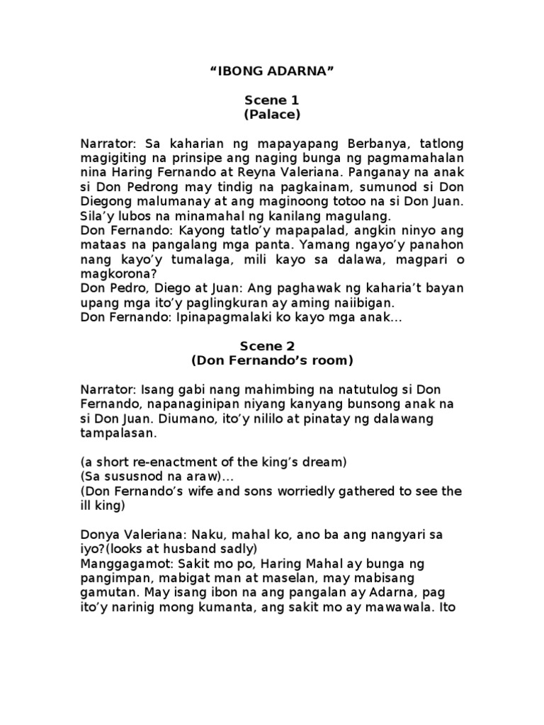Ibong Adarna | PDF