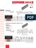 Ground Racks & Joining Gauges - Module 0.5 To 1.5: Iso Class 5 Ground Teeth 20° Pressure Angle