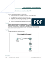 Lab 6.2.12a Configure Remote Access Using Cisco Easy VPN: Objective