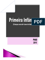 Primeira Infancia - Pnad 2015