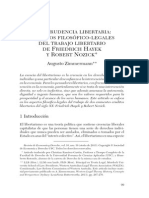 Jurisprudencia Libertaria Aspectos Filosoficos Legalers Del Trabajo Libertario de Friedrich Hayek y Robert Nozick