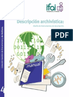 Manual Curso Descripción Archivística, Diseño de Instrumentos de Descripción