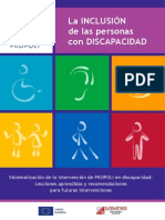 Inclusion de Las Personas Con Discapacidad