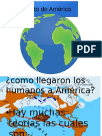 Poblamiento de America