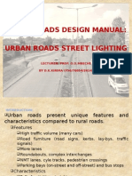 Urban Roads Design Manual: Urban Roads Street Lighting: Lecturer: Prof. O.O.Mbeche BY D.K.KIRIMA (F56/76654/2014)