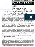 Syi’Ah Dan Mut’Ah