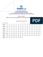 Agência Brasileira de Inteligência - Gabarito