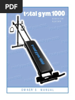 Total Gym 1000 Owners Manual