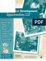 Catalog of Professional Development Programs