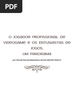 O Jogador Profissional de Videogame e os Entusiastas de Jogos, um Panorama