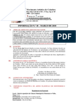 Informação n.º 18 - Março de 2010 (1)