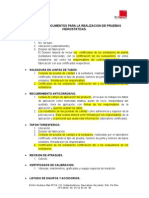 Lista de Documento de La Prueba Hidrostatica Tramo 2.