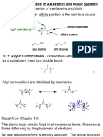 Conjugation: A Series of Overlapping P-Orbitals: Vinyl Carbon (SP Hybridized) Vinyl Hydrogen