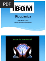 1ª Aula Bioquímica
