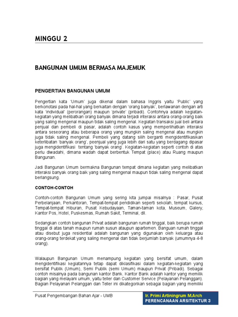 Contoh Makalah Hotel Bangunan Utilitas Makalah Lengkap