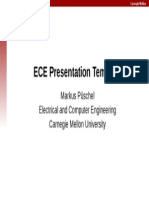 ECE Presentation Template: Markus Püschel Electrical and Computer Engineering Carnegie Mellon University