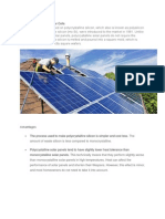 Polycrystalline Silicon Solar Cells