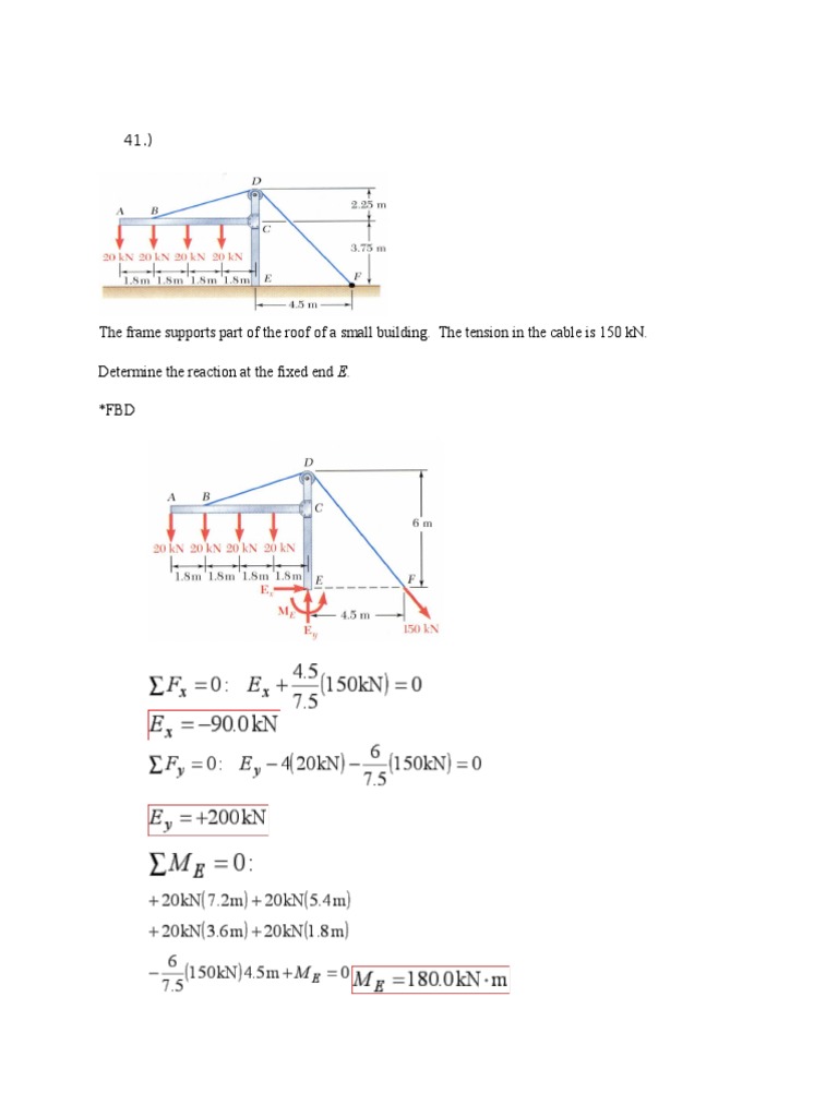 Rigid Body Statics Problems and Solutions | PDF | Teaching Methods ...