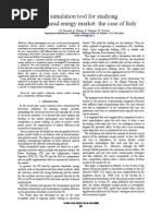 A Simulation Tool for Studying the Day-Ahead Energy Market the Case of Italy