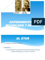 Experimento de Michelson y Morley