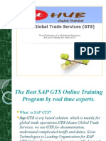 The Best SAP GTS Online Training by Real Time Experts