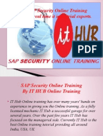 The Best SAP Security Online Training by Real Time Experts