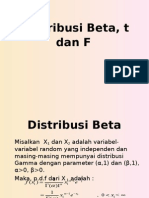 Distribusi Beta T Dan F Rev