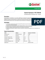 CASTROL Syntrans V FE 75W 80 PDF