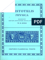 (Oxford Classical Texts Series) Aristotle, David Ross-Physica-Oxford University Press (1951) PDF