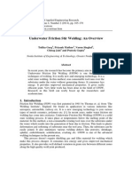 Underwater Friction Stir Welding An Overview