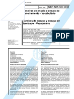 [NBR NM ISO-2395] - Peneiras de Ensaio e Ensaio de Peneiramento - Vocabulário