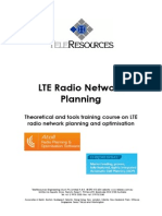 TeleRes LTE Planning Optimisation 2012 November