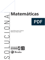 Matematicas Solucionario Libro Profesor 4º ESO B Bruno