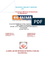 Big Bazaar Consumer Behavior Study