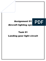 Assignment 01 Aircraft Lighting Systems Task 01 Landing Gear Light Circuit