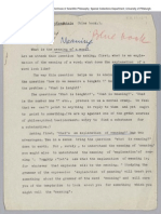 Blue Book - Ludwig Wittgenstein - Oxford University Manuscript