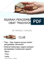 Sejarah Pengembangan Obat Tradisional