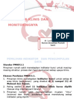 Indikator Area Klinis Dan Monitoringnya