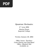 Download Quantum Mechanics Lecture by IzemAmazigh SN29098187 doc pdf